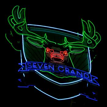 The sign at Seven Grand in Los Angeles